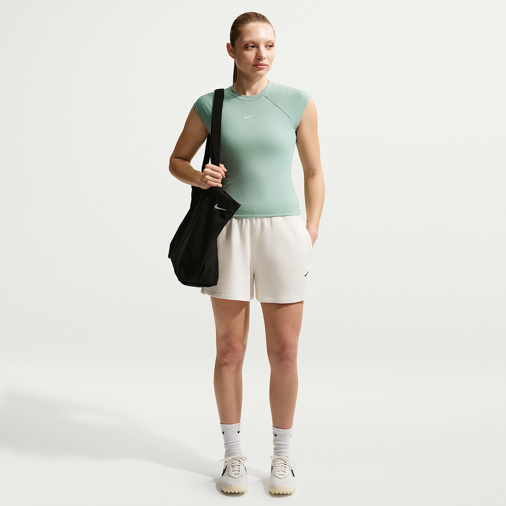 Nike Sportswear Chill Waffle Women's Loose Mid-Rise Shorts. Nike CA